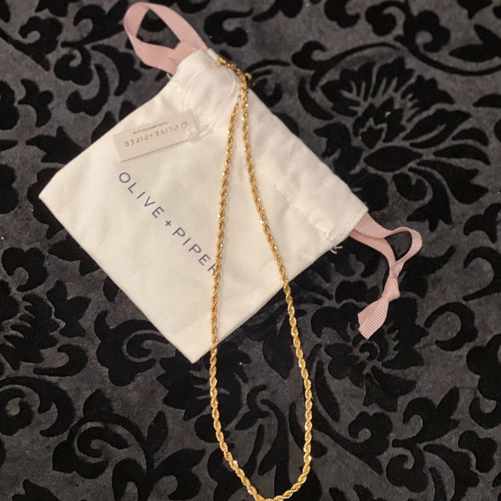 Olive & Piper Muse 18K gold plated 3mm Necklace